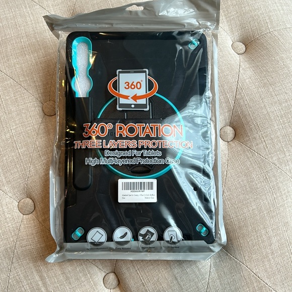 Miesherk Case for Galaxy Tab S9 Plus with Hand/Shoulder Strap 12.4” SkyBlue - Picture 11 of 12